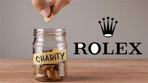 rolex charity donations|Rolex non profit organization.